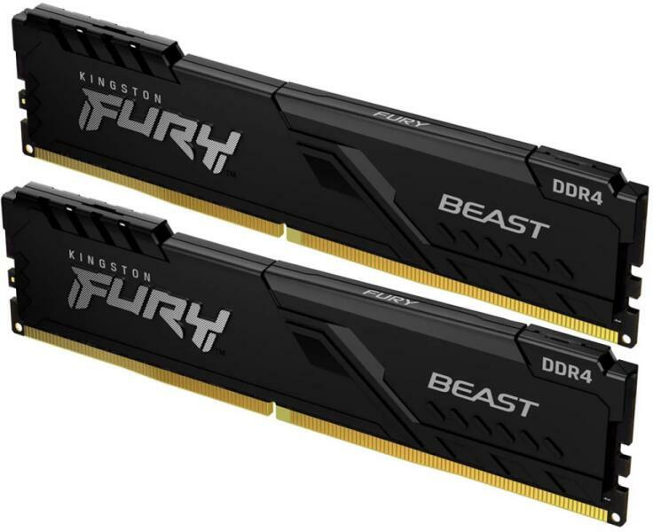 Kingston FURY Beast 16GB (2x8GB) DDR4 2666MHz KF426C16BBK2/16 memória modul  vásárlás, olcsó Memória modul árak, memoria modul boltok