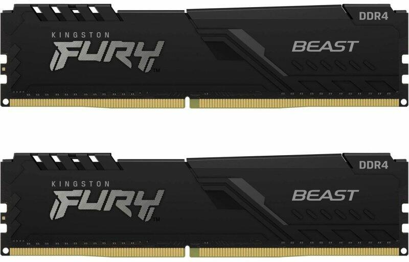 Kingston FURY Beast 16GB (2x8GB) DDR4 3600MHz KF436C17BBK2/16