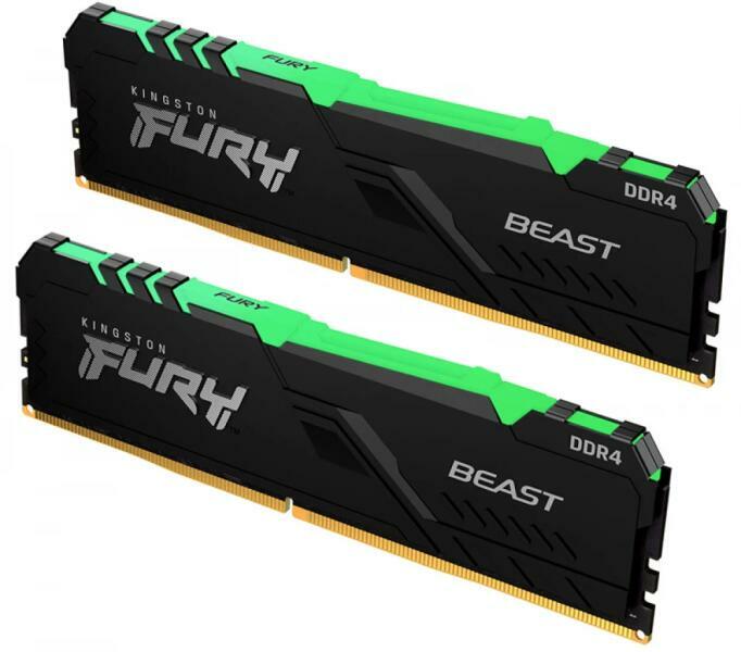 Kingston FURY Beast RGB 32GB (2x16GB) DDR4 3200MHz KF432C16BB1AK2