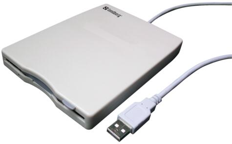 133-50 Külső Floppy meghajtó (USB Mini Reader) Fehér (133-50)