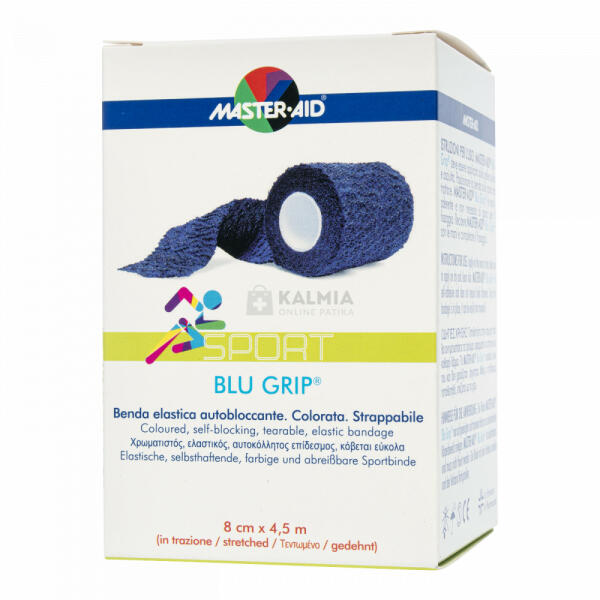 Vásárlás: Master-Aid Sport Bluegrip öntapadó bandázs 4, 5 m x 8 cm Boksz  bandázs árak összehasonlítása, Sport Bluegrip öntapadó bandázs 4 5 m x 8 cm  boltok