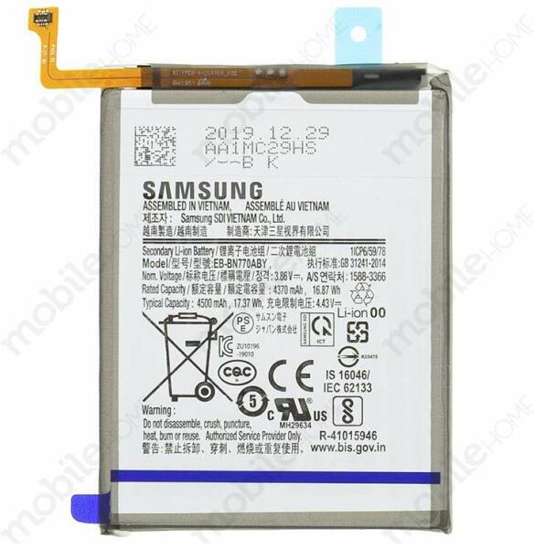 Samsung Galaxy Note 10 Lite (N770F) akkumulátor EB-BN770ABY vásárlás, olcsó  Samsung Mobiltelefon akkumulátor árak, akciók