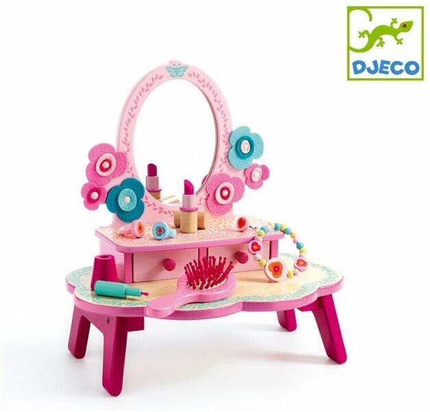 DJECO Дървена тоалетка за малки дами, Djeco DJ06553, Чудни играчки от  онлайн магазини, избери най-хубавото