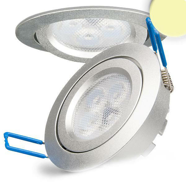 Vásárlás: LEDIUM Süllyesztett LED lámpa, ezüst, 8W, 420 lm, 2700K  melegfehér, 72°, fényerőszabályozható (OH9112050) Beépíthető lámpa árak  összehasonlítása, Süllyesztett LED lámpa ezüst 8 W 420 lm 2700 K melegfehér  72 fényerőszabályozható OH 9112050 boltok