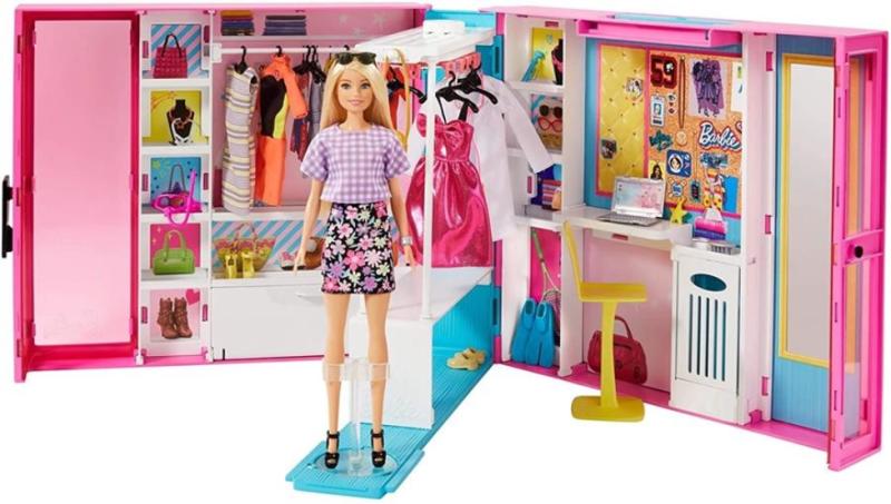 Vásárlás: Mattel Barbie - Álom öltöző szoba babával (GBK10) Barbie baba  árak összehasonlítása, Barbie Álom öltöző szoba babával GBK 10 boltok