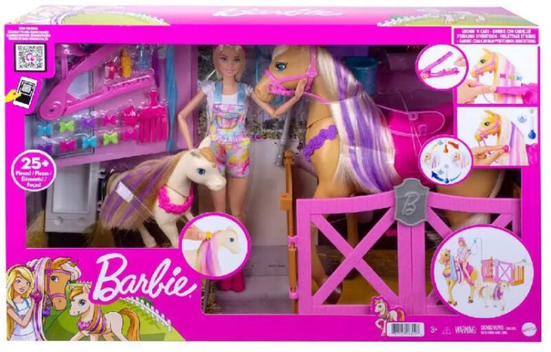 Vásárlás: Mattel Barbie - Stílusvarázs Lovarda Játékszett (GXV77) Barbie  baba árak összehasonlítása, Barbie Stílusvarázs Lovarda Játékszett GXV 77  boltok