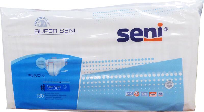 Vásárlás: SENI Super Large felnőtt pelenka- 30 darab Gyógyászati eszköz árak  összehasonlítása, SENI Super Large felnőtt pelenka 30 darab boltok