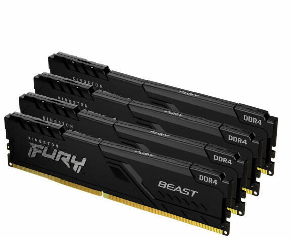 FURY Beast 32GB (4x8GB) DDR4 3200MHz KF432C16BBK4/32