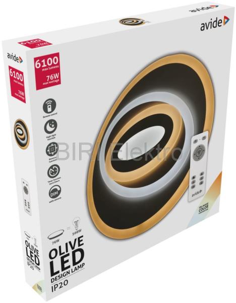 Vásárlás: Avide Olive ADO3S-76W-OLV-2.4G Fali- és mennyezeti lámpa, csillár  árak összehasonlítása, Olive ADO 3 S 76 W OLV 2 4 G boltok