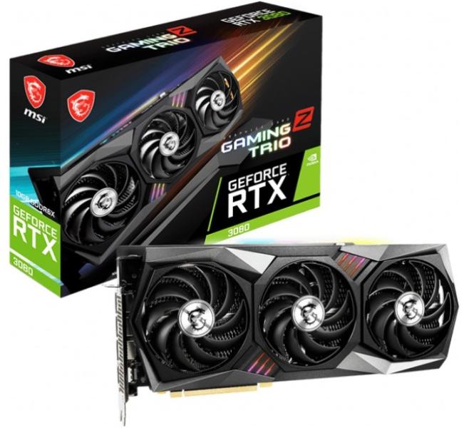 MSI GeForce RTX 3080 GAMING Z TRIO LHR 10GB GDDR6X 320bit (V389