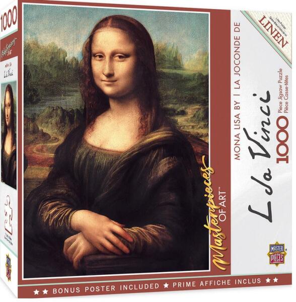 Masterpieces - Puzzle Leonardo Da Vinci - Mona Lisa 1000 - 1 000 piese ( Puzzle) - Preturi