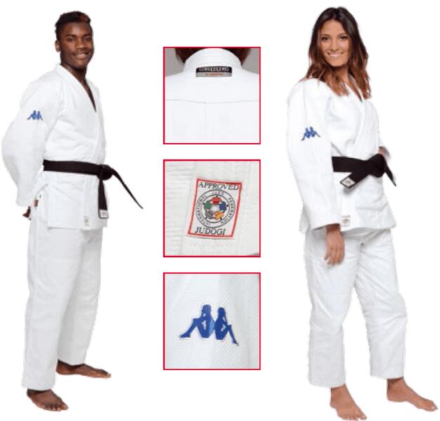 Judo-gi aprobat IJF - KAPPA Sydney alb 140cm (Echipament arte martiale) -  Preturi