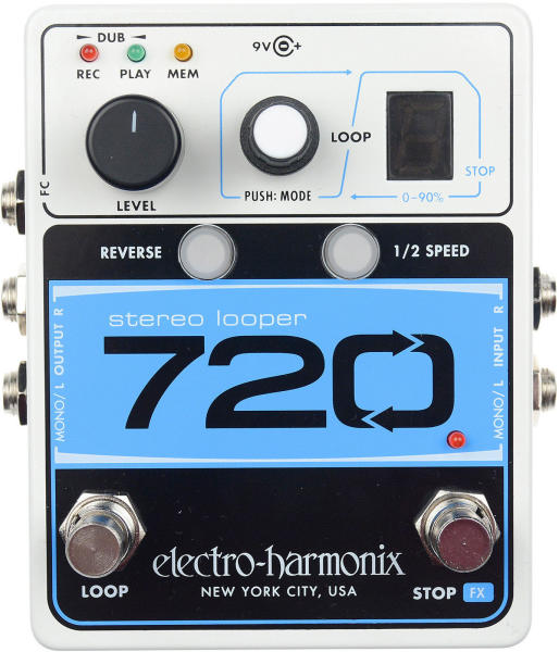 Vásárlás: Electro-Harmonix 720 Stereo Looper Effekt pedál árak  összehasonlítása, 720StereoLooper boltok