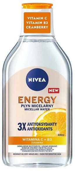 Vásárlás: Nivea Micellás víz érzékeny bőrre - Nivea Energy Vitamin C +  Vitamin B3 + Cranberry 400 ml Arctisztító szerek árak összehasonlítása, Micellás  víz érzékeny bőrre Nivea Energy Vitamin C Vitamin B 3 Cranberry 400 ml  boltok