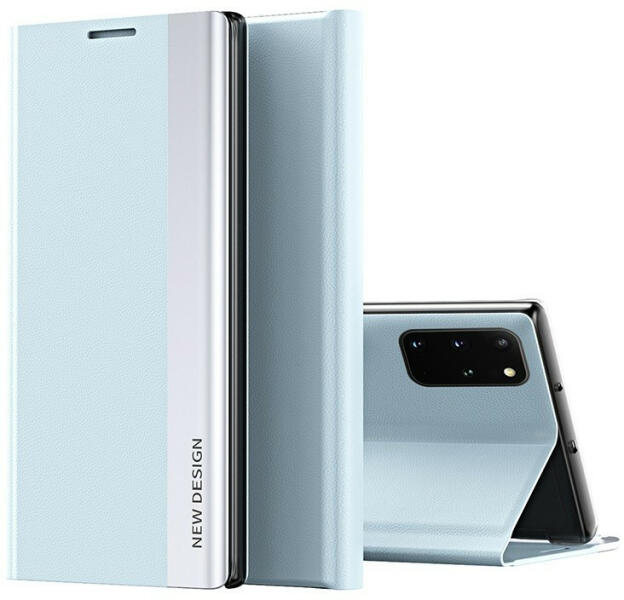 Vásárlás: Samsung Note 20 / 20 5G SM-N980 / N981, Oldalra nyíló tok, stand,  Wooze Silver Line, világoskék - tok-shop Mobiltelefon tok árak  összehasonlítása, Note 20 20 5 G SM N 980