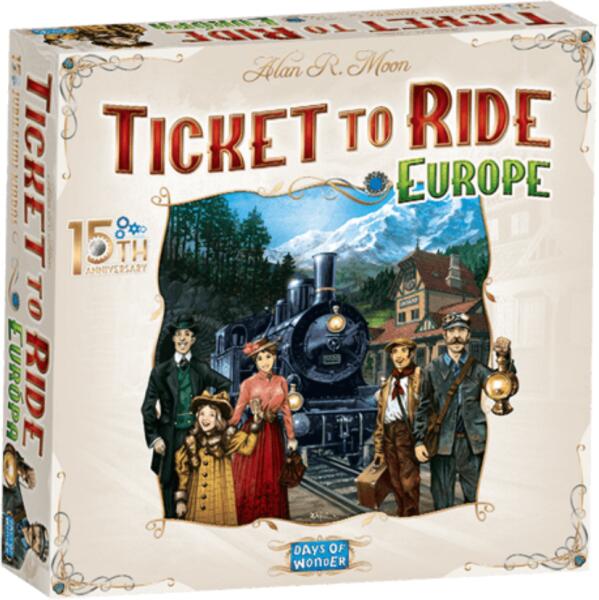 Days Of Wonder Ticket To Ride - Europa: Gioco Da Tavolo Strategico Per Bambini E Adulti