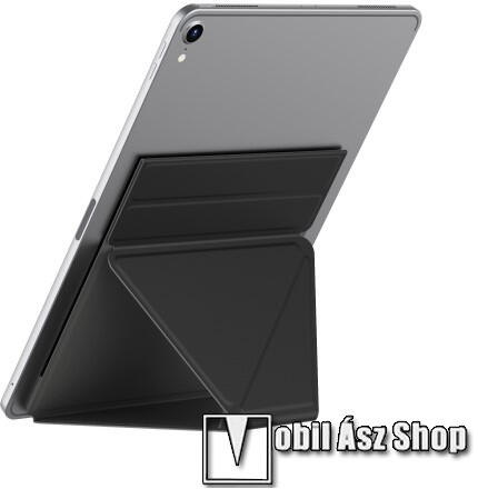 Vásárlás: UNIVERZÁLIS Tablet PC tartó / asztali állvány - FEKETE -  ragasztós rögzítés, 4, 7 mm-es ultravékony kialakítás, háromszög alakú,  összecsukható, 150x210x4.7mm - 9, 7"-nál nagyobb táblagépekhez ajánlott  Mobiltelefon tok árak összehasonlítása,