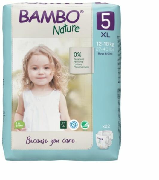 Vásárlás: Bambo Nature 5 12-18 kg 22 db Pelenka árak összehasonlítása, 5 12  18 kg 22 db boltok