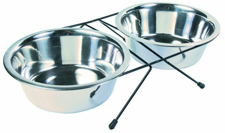 Fémtál állványon 2x1.8l/20cm (24833)