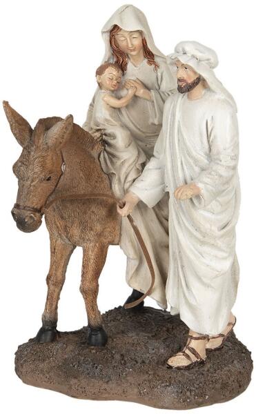 Clayre & Eef Figurina religioasa din polirasina 16 cm x 12 cm x 20 h  (6PR3044) (Scena Nasterii Domnului) - Preturi