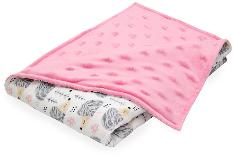 Vásárlás: Scamp Minky-vászon takaró (Pink Hedgehog Grey) Babaágynemű,  babapléd árak összehasonlítása, Minky vászon takaró Pink Hedgehog Grey  boltok