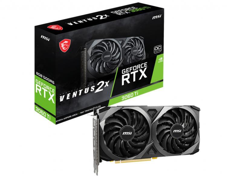 MSI GeForce RTX 3060 Ti VENTUS 2X OCV1 LHR 8GB GDDR6 (V397-232R