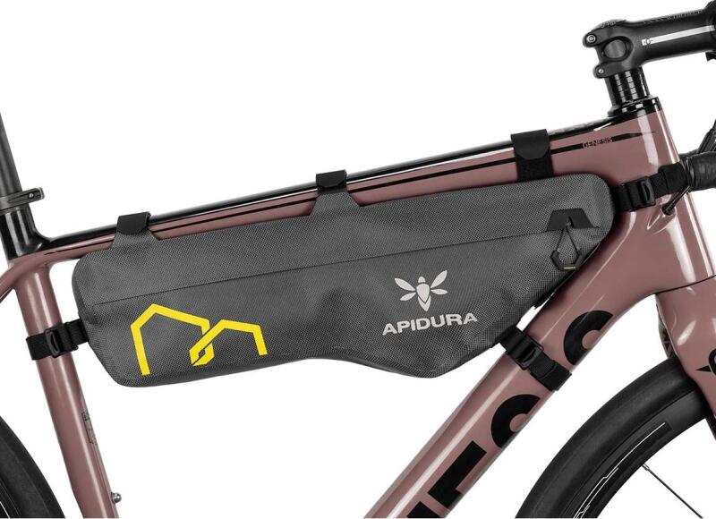Apidura - geanta cadru bicicleta Expedition Frame Pack 4.5 litri (pentru  cadru compact) - gri negru (Borseta si geanta bicicleta) - Preturi