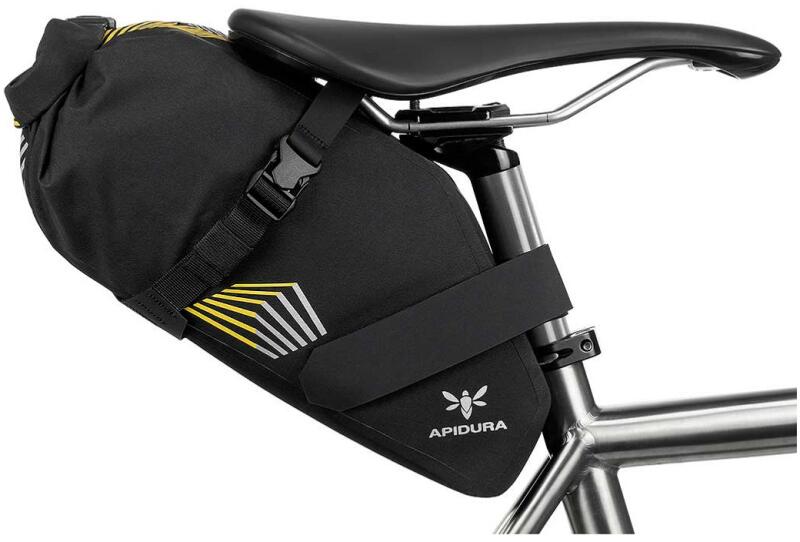 Apidura - geanta bicicleta cu prindere sub sa, Racing Saddle Pack 5 litri -  negru galben (Borseta si geanta bicicleta) - Preturi