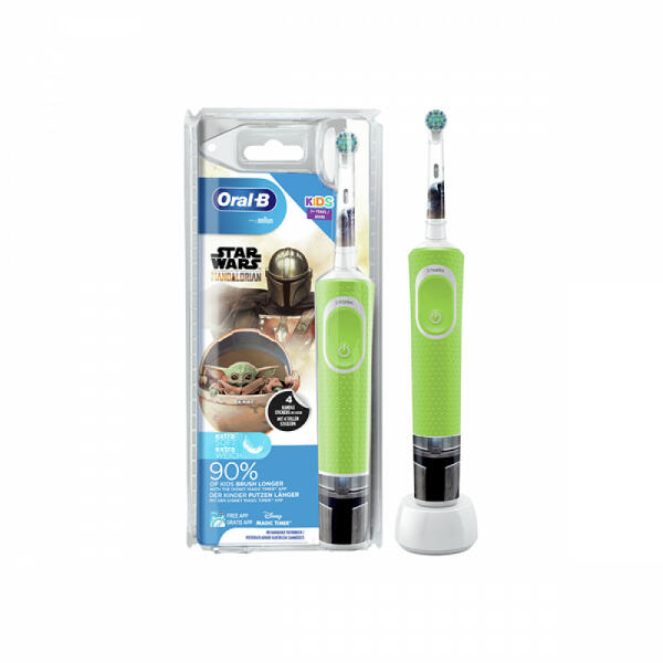 Oral-B D100 Vitality Mandalorian elektromos fogkefe vásárlás, olcsó Oral-B  D100 Vitality Mandalorian elektromos fogkefe árak, akciók