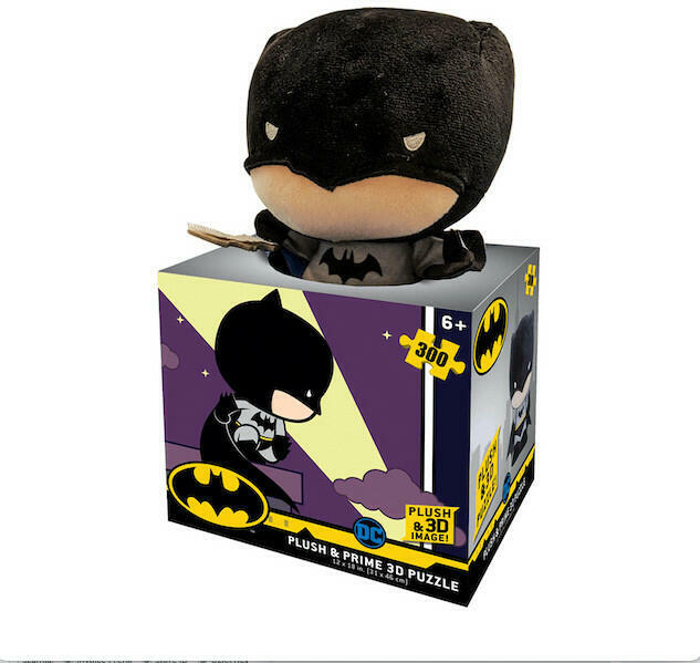 Batman 3D hatású puzzle plüss játékkal 300 db-os (35802)