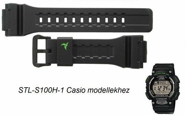 Vásárlás: Casio STL-S100H-1 Casio fekete műanyag szíj Óraszíj árak  összehasonlítása, STL S 100 H 1 Casio fekete műanyag szíj boltok