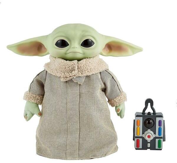 Star Wars - The Mandalorian - Baby Yoda távirányítható plüssfigura 30 cm (GWD87)