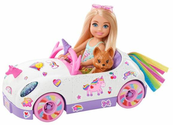 Vásárlás: Mattel Barbie: Chelsea baba unikornis autója (GXT41) Játékbaba  felszerelés árak összehasonlítása, Barbie Chelsea baba unikornis autója GXT  41 boltok