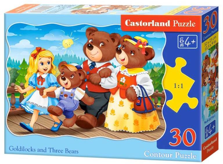 Aranyfürt és a három medve 30 db-os (B-03716)