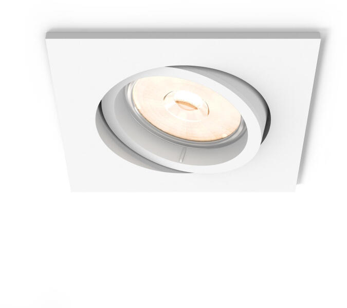 Philips Spot incastrat LED Philips myLiving Donegal patrat alb GU10  (5040131PN) (Lampa exterioara) - Preturi