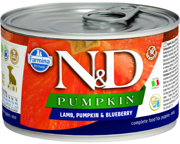 Puppy Mini Lamb & Blueberry 140 g