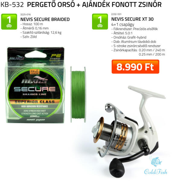 Vásárlás: Nevis Secure XT 30 Horgász orsó árak összehasonlítása, SecureXT30  boltok