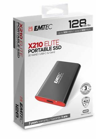 Vásárlás: EMTEC X210 128GB USB 3.2 ECSSD128GX210 Külső SSD meghajtó árak  összehasonlítása, X 210 128 GB USB 3 2 ECSSD 128 GX 210 boltok