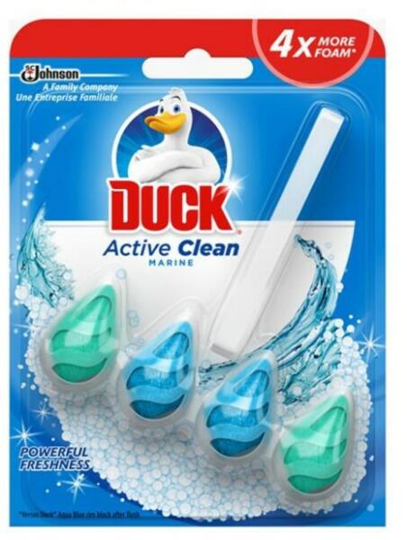 DUCK Odorizant Toaleta Duck Active Clean Marine 38.6 g (EXF-TD-EXF17749)  (Detergent toaleta) - Preturi