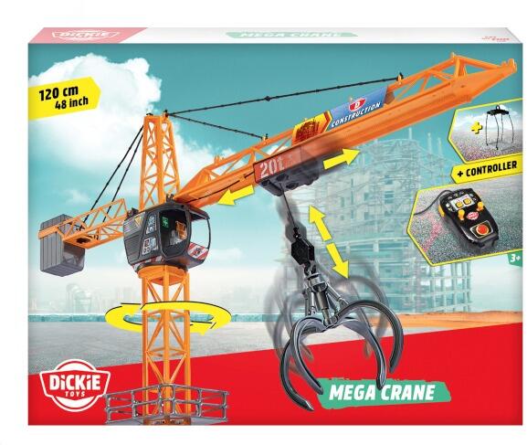 Vásárlás: Dickie Toys Mega Crane - Óriás távirányítós daru 120 cm  Távirányítós játék, RC jármű árak összehasonlítása, Mega Crane Óriás távirányítós  daru 120 cm boltok
