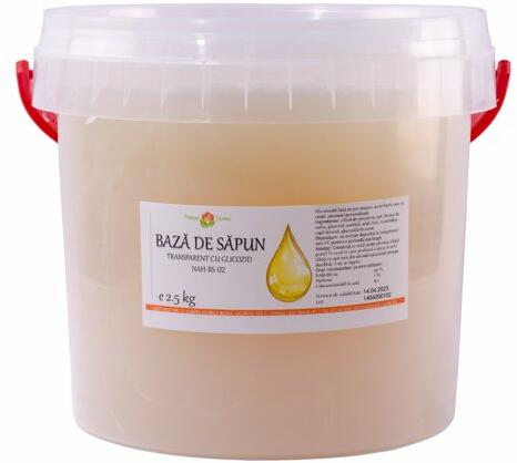 Natur all Home Bază de săpun transparent cu glicozid NAH-BS-02 2.5kg  (Turnare sapun) - Preturi