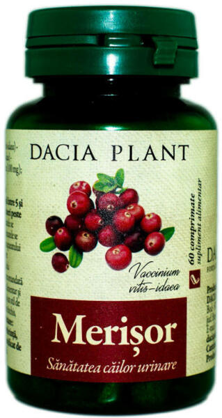 DACIA PLANT Supliment Alimentar DACIA PLANT Merisor 60 Comprimate  (Suplimente nutritive) - Preturi