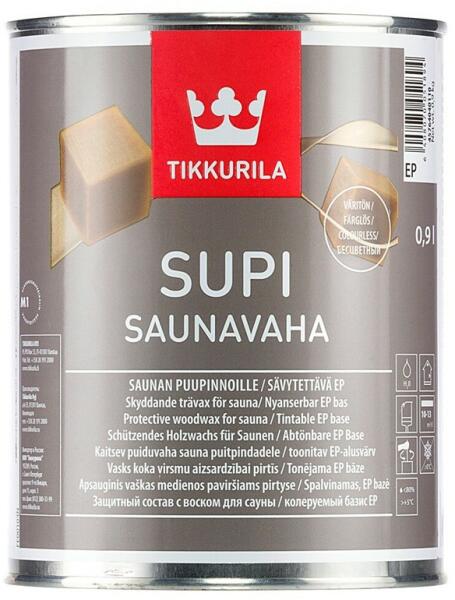Vásárlás: Tikkurila Supi szauna wax - 0, 9 L Lakk árak összehasonlítása,  Supi szauna wax 0 9 L boltok