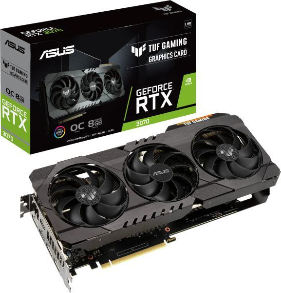 ASUS TUF Gaming GeForce RTX 3070 8GB GDDR6 256bit LHR (TUF-RTX3070