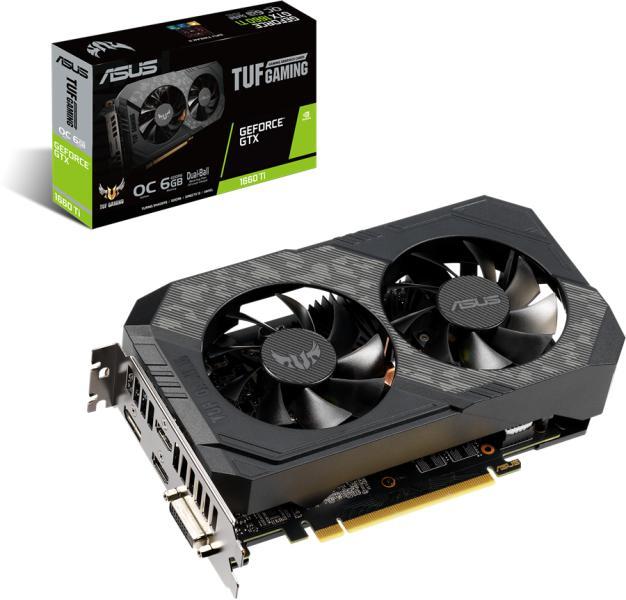 ASUS TUF Gaming GeForce GTX 1660 Ti OC 6GB GDDR6 192bit (TUF