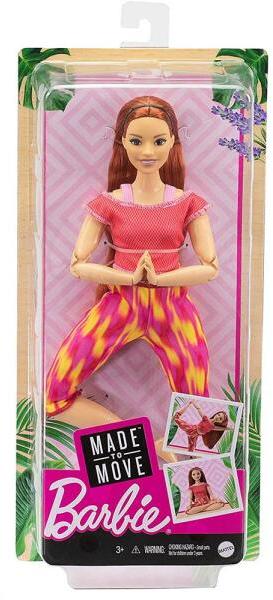 Vásárlás: Mattel Barbie - Hajlékony jógababa vörös hajjal piros felsőben  (FTG80/GXF07) Barbie baba árak összehasonlítása, Barbie Hajlékony jógababa  vörös hajjal piros felsőben FTG 80 GXF 07 boltok