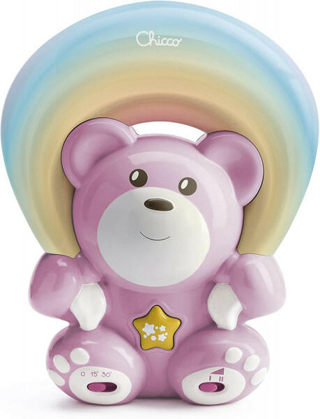 Rainbow Bear szivárvány maci zene-fény projektor
