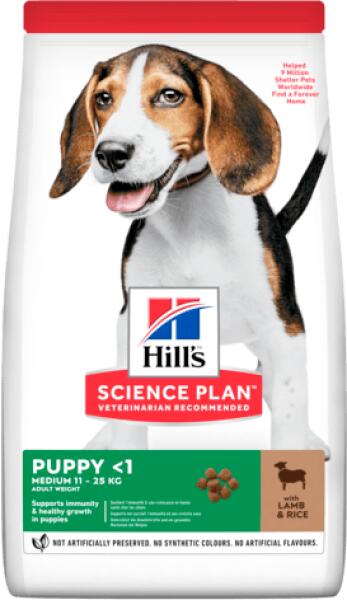Science Plan Puppy Medium Lamb & Rice 2,5 kg