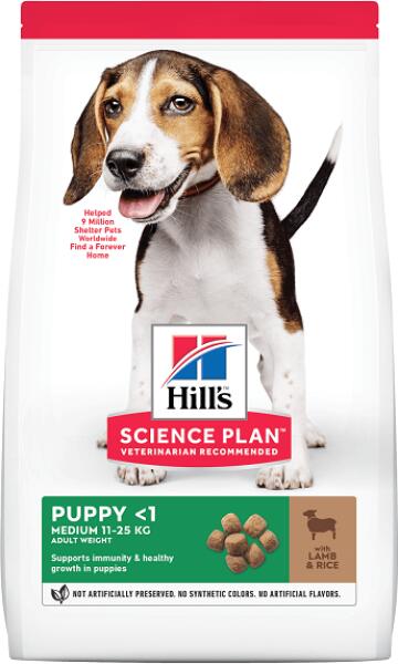 Science Plan Puppy Medium Lamb & Rice 14 kg