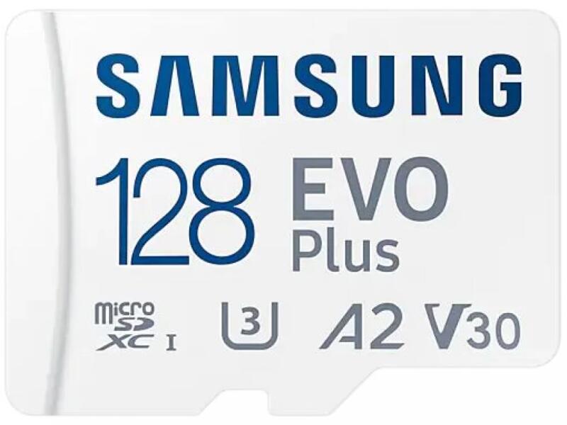 Samsung EVO Plus microSDXC 128GB C10/UHS-1/U3/A2/V30 MB-MC128KA/EU (Card  memorie) - Preturi